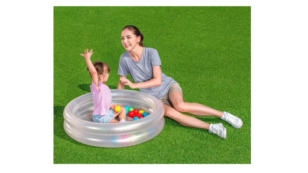PISCINA INFLABLE 2 EN 1 - INCLUYE PELOTAS-  91 x 20 CM- BESTWAY-1