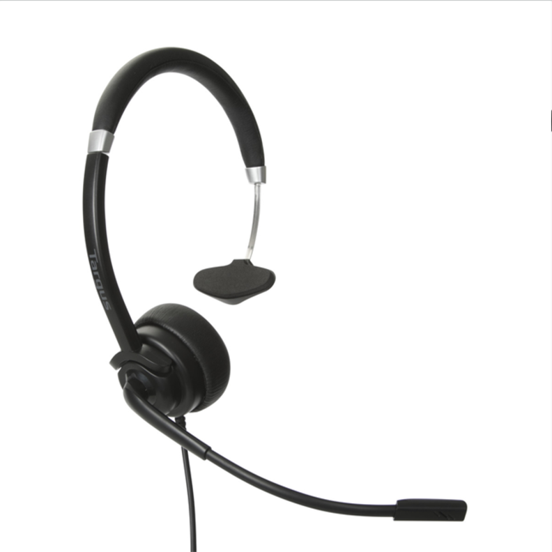 Audifono Targus Monoaural con Microfono y Control por Cable