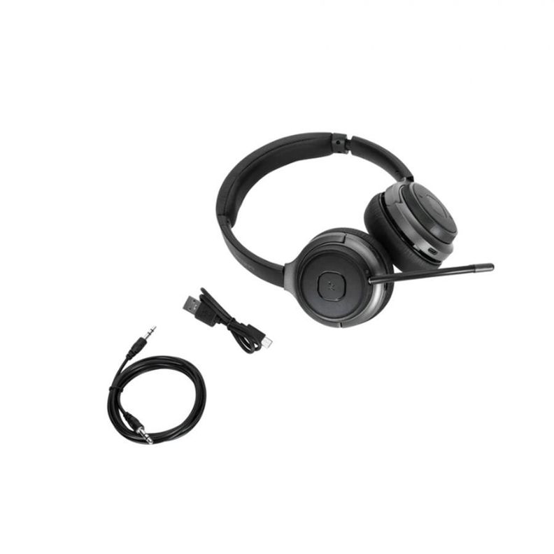 Audifonos Targus Estereo Bluetooth con Microfono Boom Desmontable - Negro