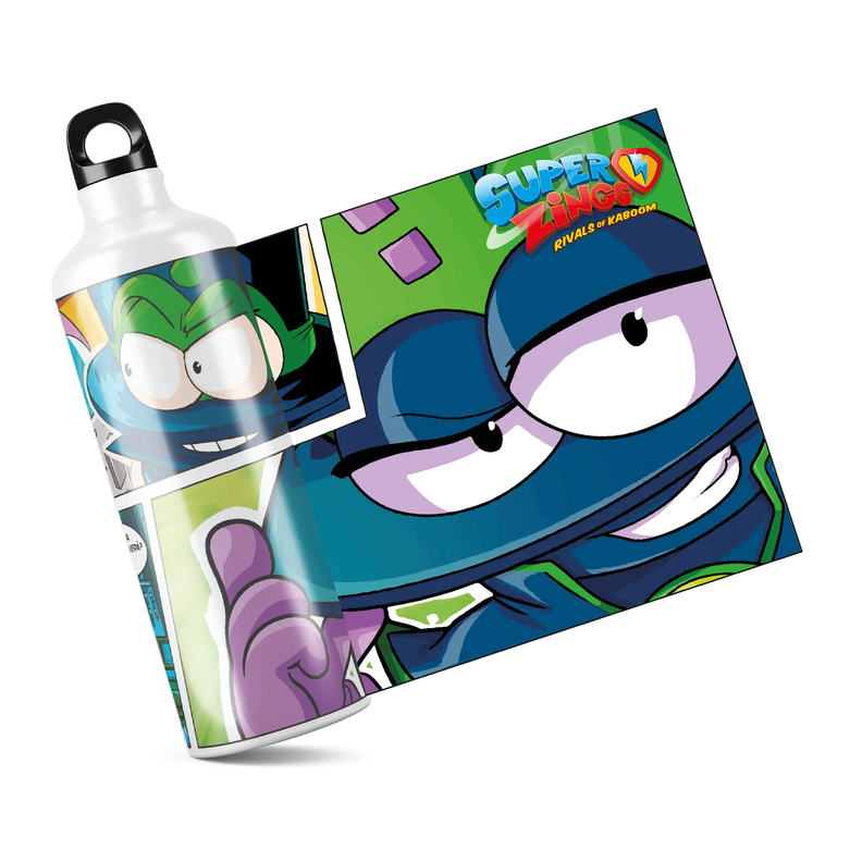 Botella de Agua Super Zings Enigma 600 ml-0