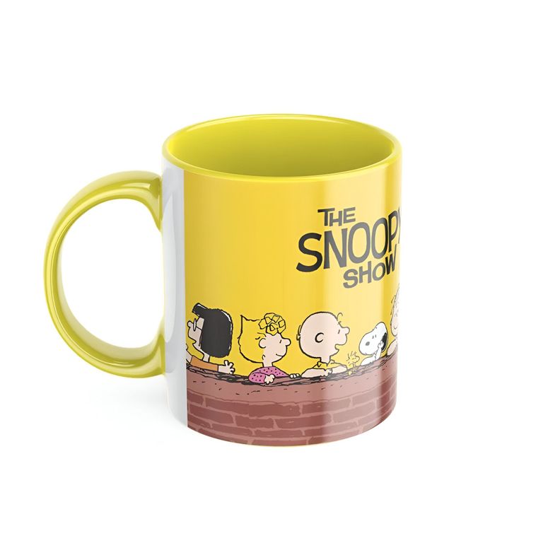 Tazón Snoopy Personajes Amarillo -0