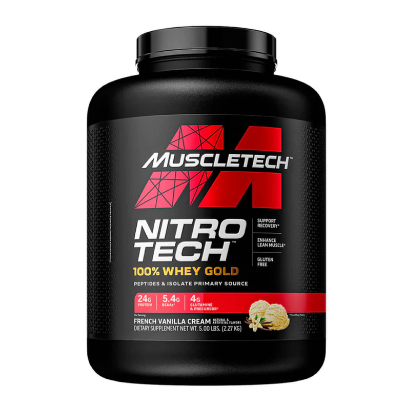 Muscletech Proteina Nitro Tech 100% Whey Gold 5 Lbs Vanilla-0