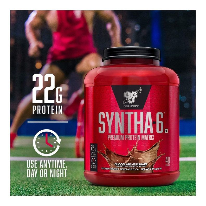 Bsn Syntha-6 Proteina Ultra Premium 5 Lbs Vanilla-1