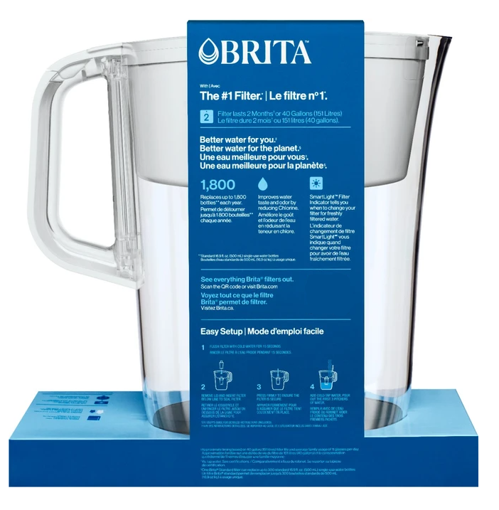 Brita Sistema Purificador De Agua Jarro Tahoe Pitcher 2.4 Lt-1