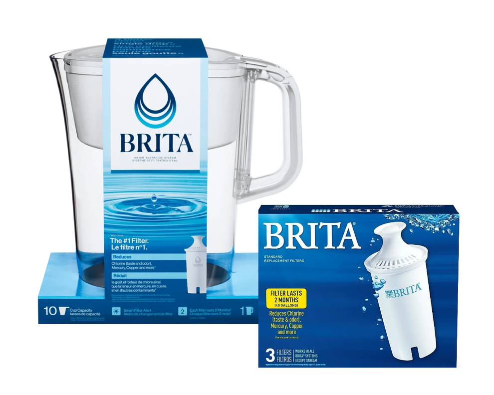 Brita Sistema Purificador Agua Jarro Tahoe + Pack 3 Filtros-0