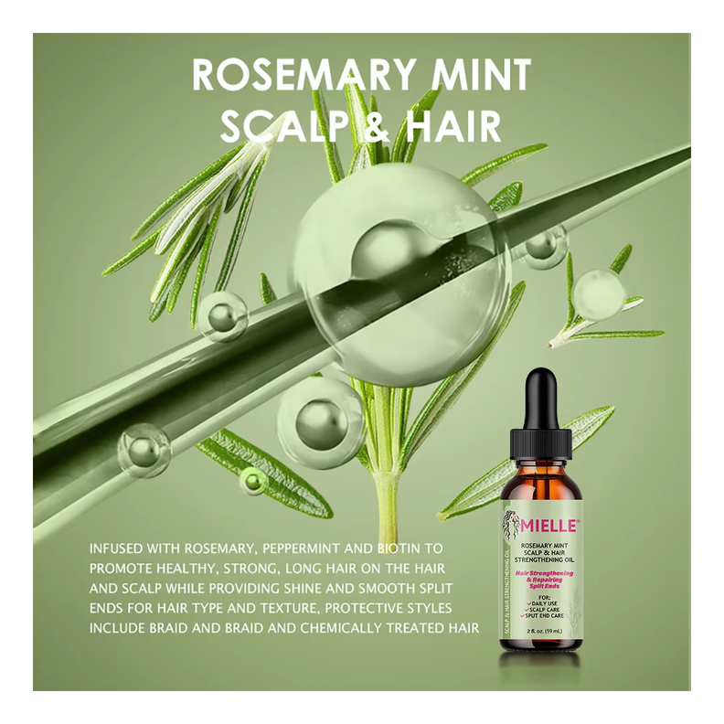 Mielle Organics Rosemary Mint Scalp Fortalecedor Del Cabello-4