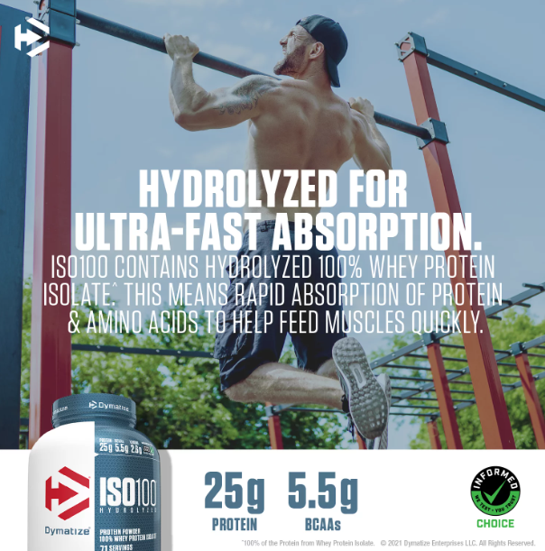 Dymatize Proteina Iso 100 Whey Protein Isolate 5lb Chocolate-5