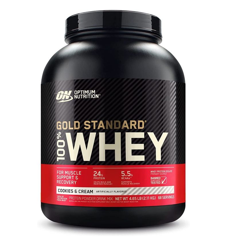 On 100% Whey Protein Gold Standard 4,65 Lbs Cookies & Cream-0