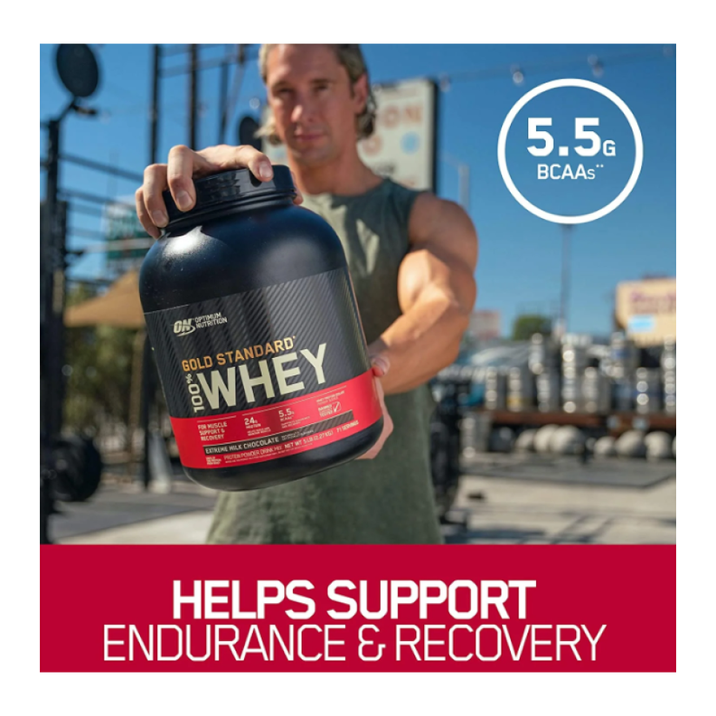 On 100% Whey Protein Gold Standard 4,65 Lbs Cookies & Cream-3