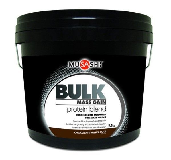 Musashi Proteina Bulk Mass Gain Whey Protein 5 Lbs Chocolate-0