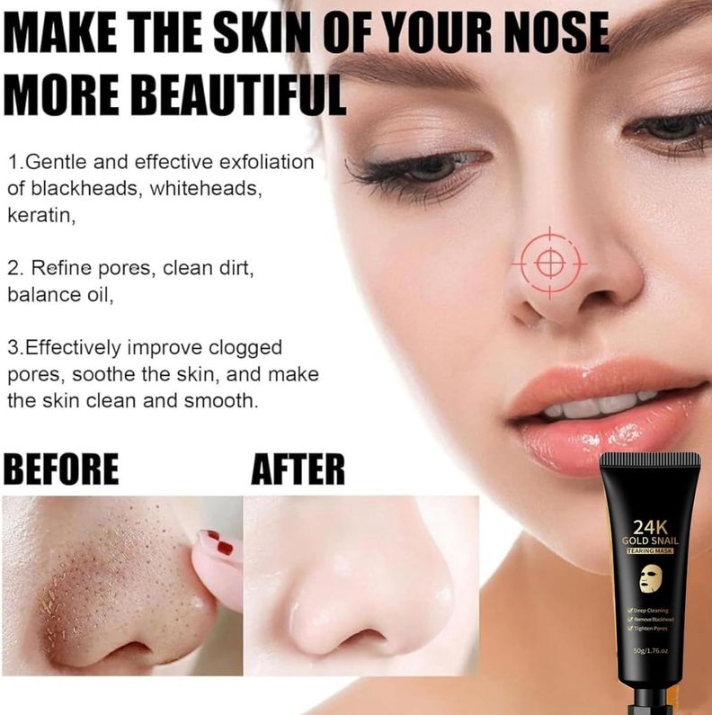 Mascara De Oro 24k Gold Snail Tratamiento Rostro Exfoliante-2