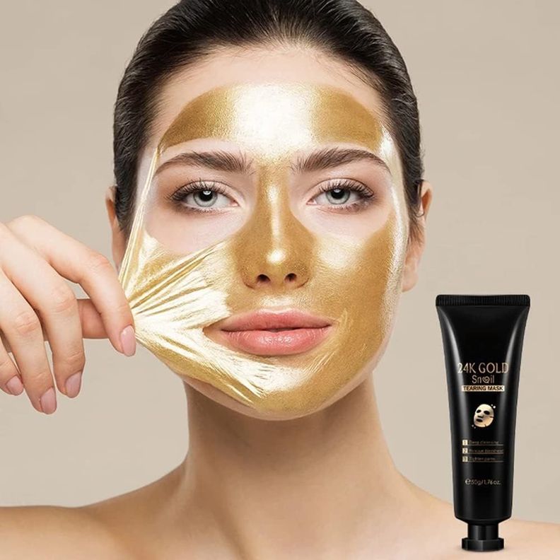 Mascara De Oro 24k Gold Snail Tratamiento Rostro Exfoliante-5