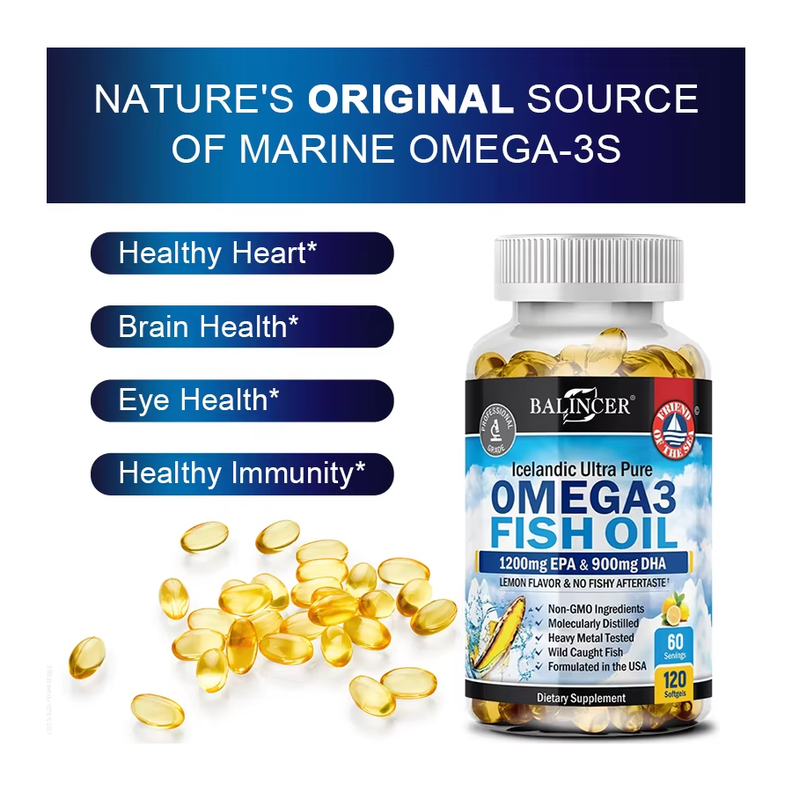 Balincer Icelandic Fish Oil 2250mg Omega 3 Epa/dha 120 Gel-4