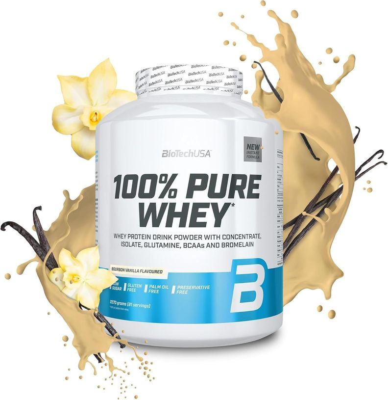 Biotechusa 100% Pure Whey Proteina Whey Protein 5 Lb Vanilla-2