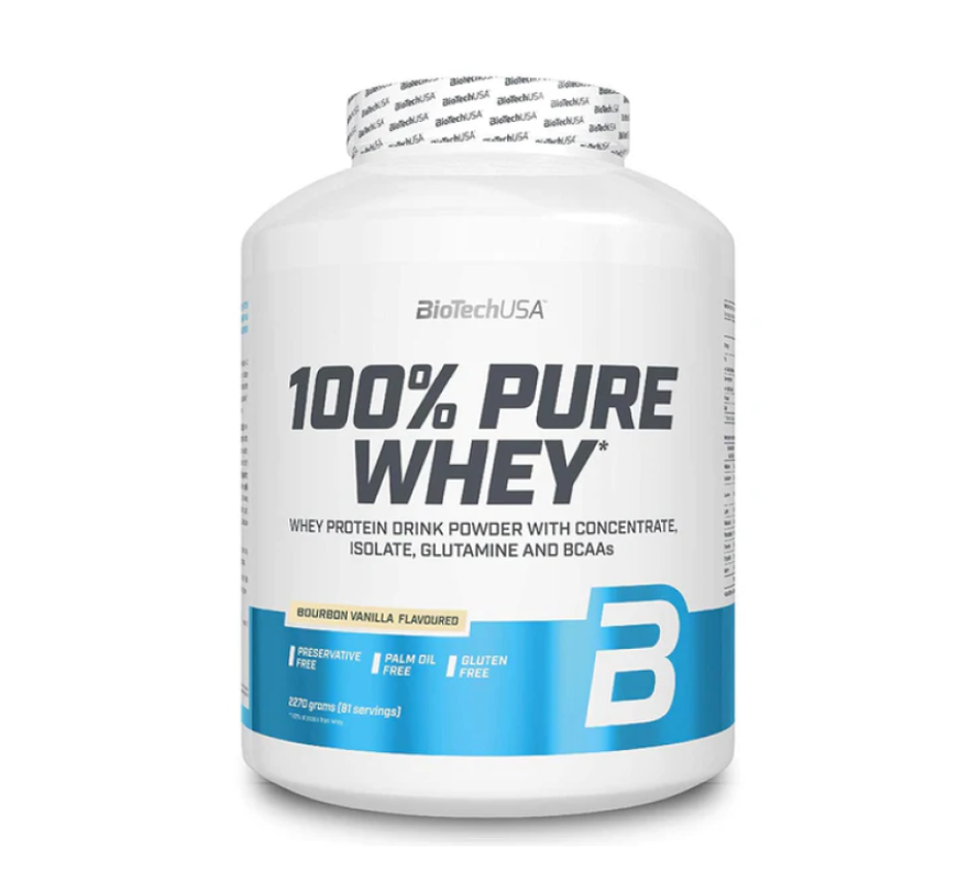 Biotechusa 100% Pure Whey Proteina Whey Protein 5 Lb Vanilla-0