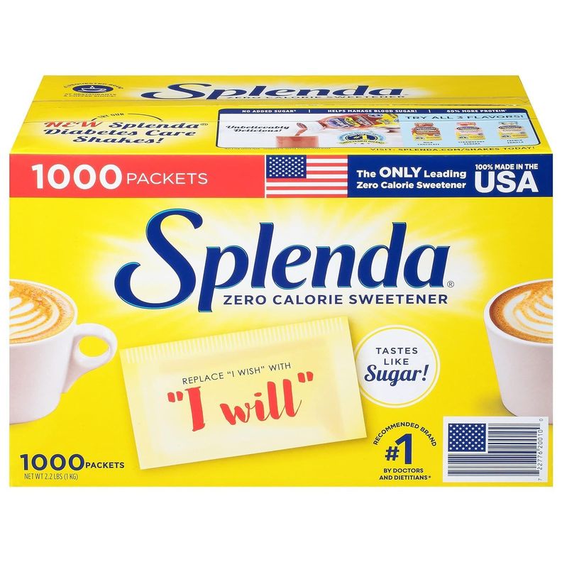 Splenda Endulzante Natural Sin Calorias En Polvo 1000 Sobres-0