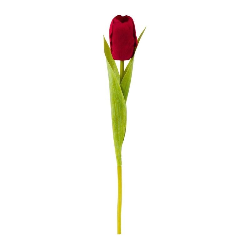 Planta artificial Tulipan Rojo 35 Cm-0