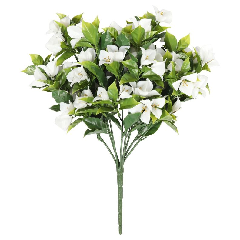 Planta Colgante Artificial Gardenia 50 CM Blanca-0