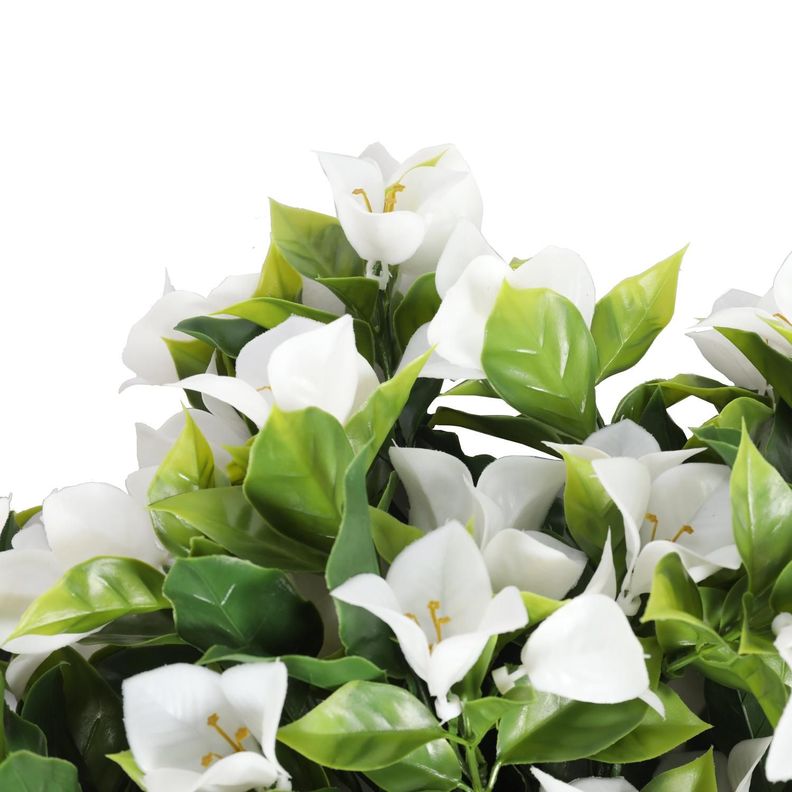 Planta Colgante Artificial Gardenia 50 CM Blanca-3