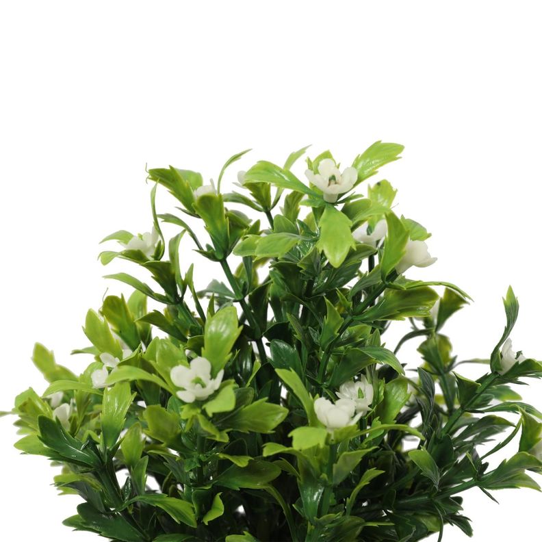 Planta Decorativa con Macetero tipo Mármol 24 CM-2