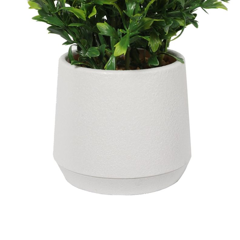 Planta Decorativa con Macetero tipo Mármol 24 CM-3