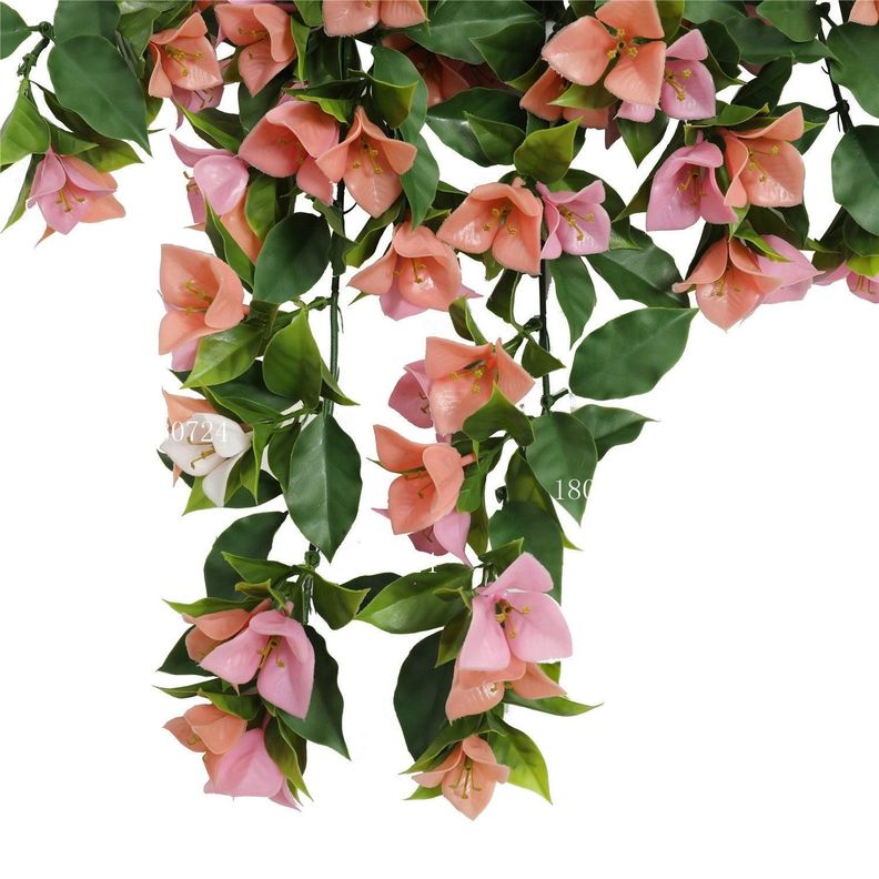 Planta Colgante Artificial Gardenia 90 CM Rosa-3