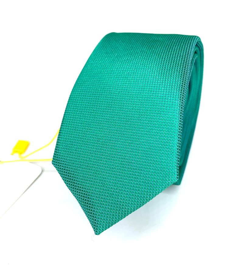 CORBATA VERDE MENTA-0