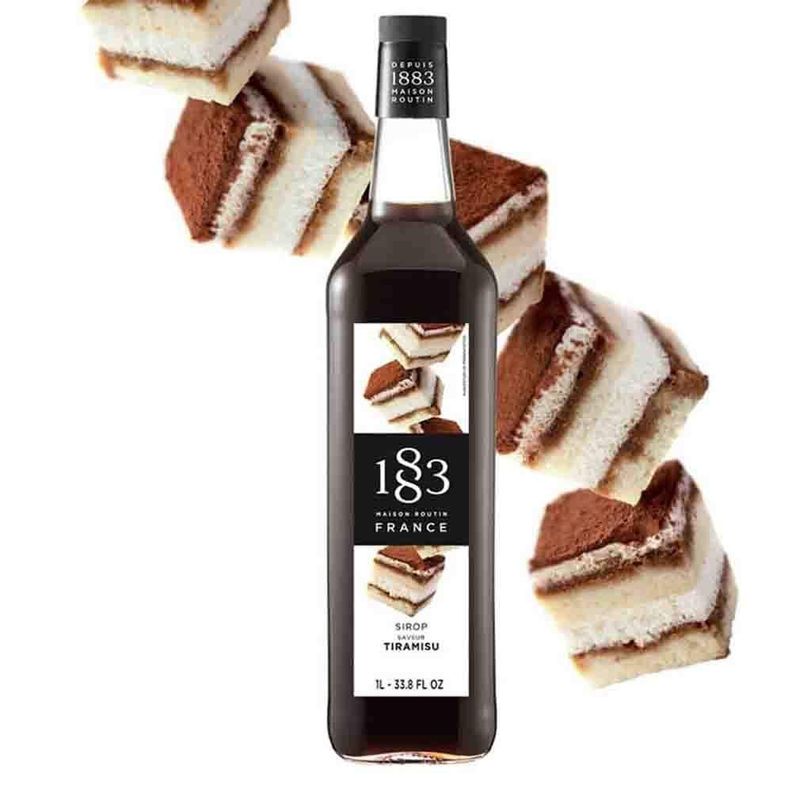 JARABE SIRUP TIRAMISU 1883 MAISON ROUTIN FRANCES SYRUP 1L-0