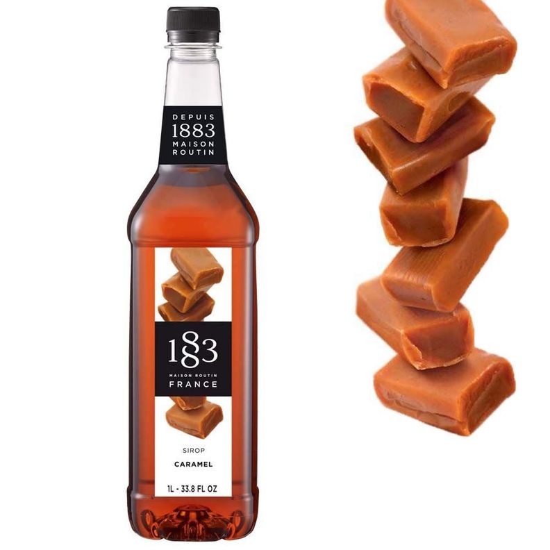 JARABE SIRUP CARAMELO 1883 MAISON ROUTIN FRANCES SYRUP 1L-0