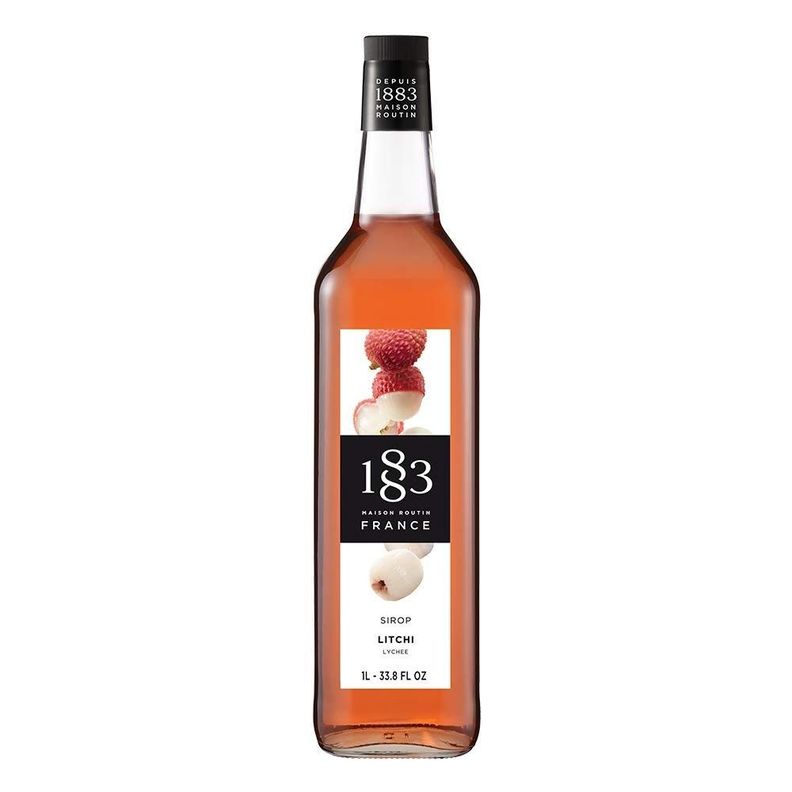 JARABE SIRUP LYCHEE  1883 MAISON ROUTIN FRANCES SYRUP 1L-0