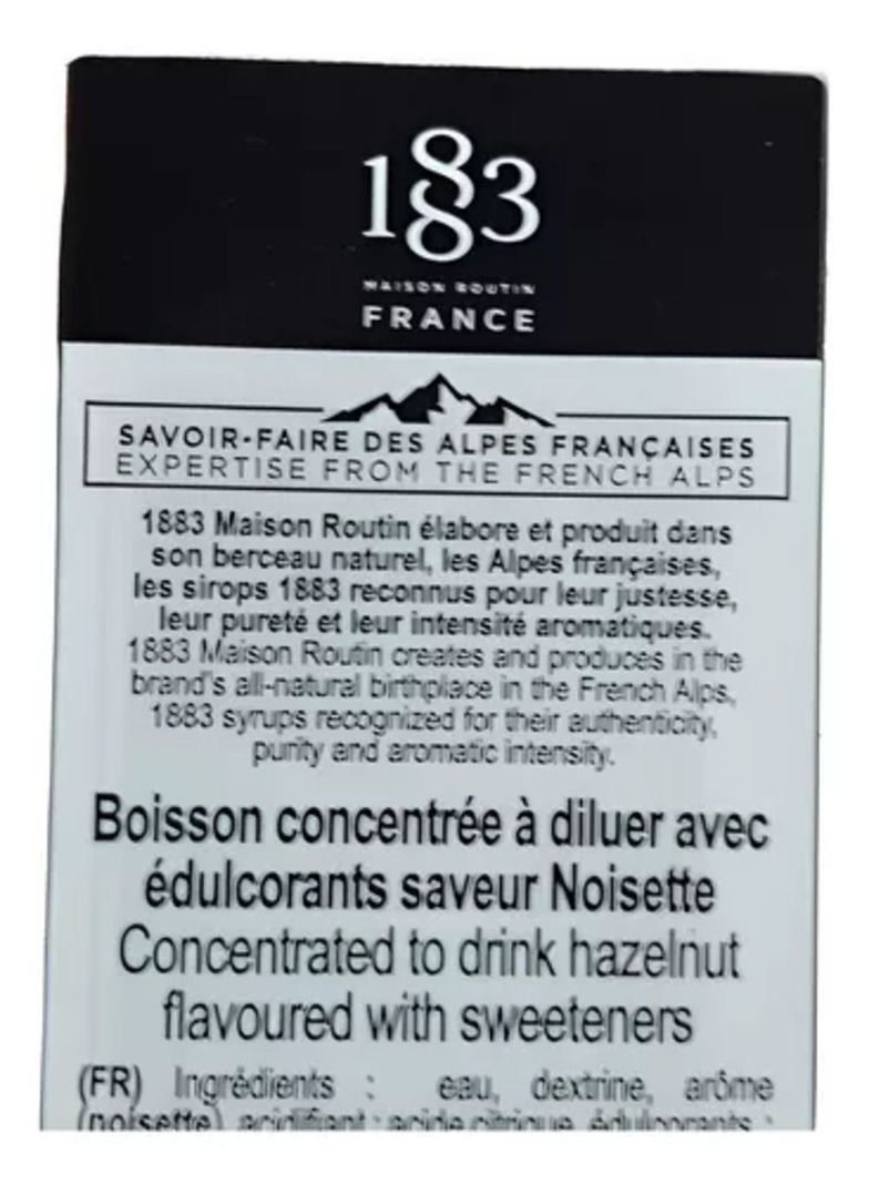 JARABE SIRUP LYCHEE  1883 MAISON ROUTIN FRANCES SYRUP 1L-1