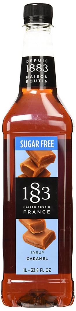 JARABE SIRUP CARAMELO SIN AZUCAR  1883 MAISON ROUTIN FRANCES SYRUP 1L-1