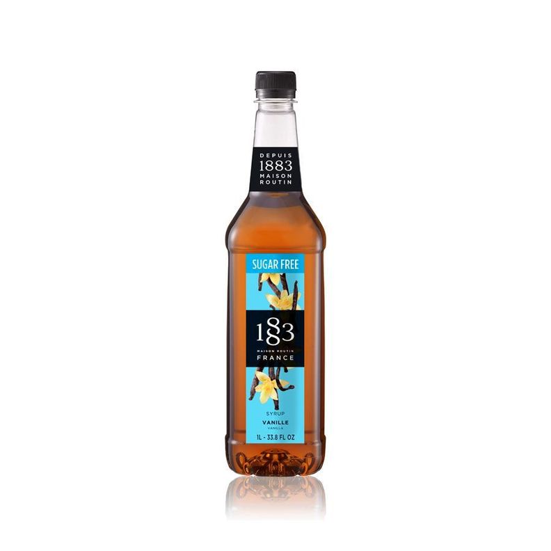 JARABE SIRUP VAINILLA SIN AZUCAR 1883 MAISON ROUTIN FRANCES SYRUP 1L-0