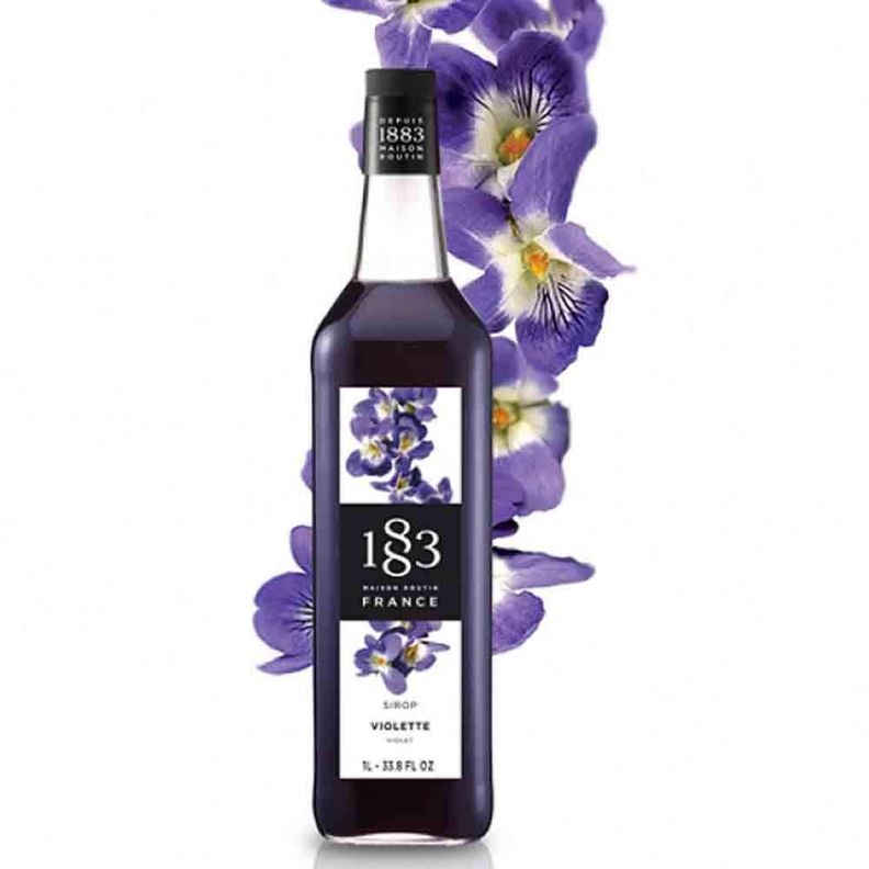 JARABE SIRUP VIOLETA 1883 MAISON ROUTIN FRANCES SYRUP 1L-0