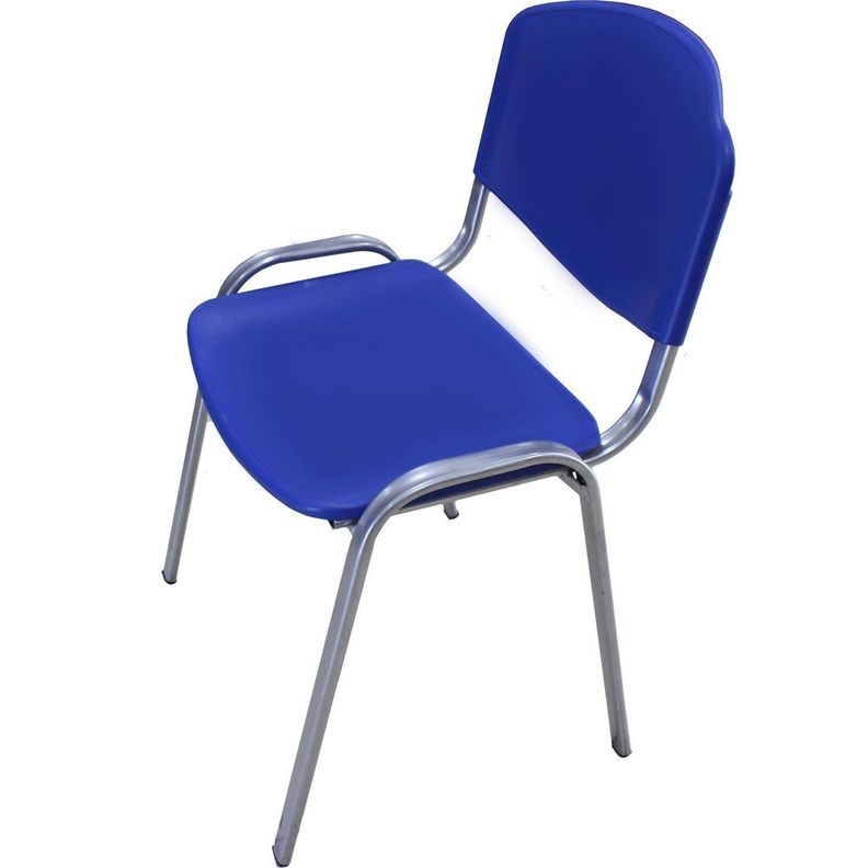 Silla iso polipropileno azul 83x46x46 cm-2