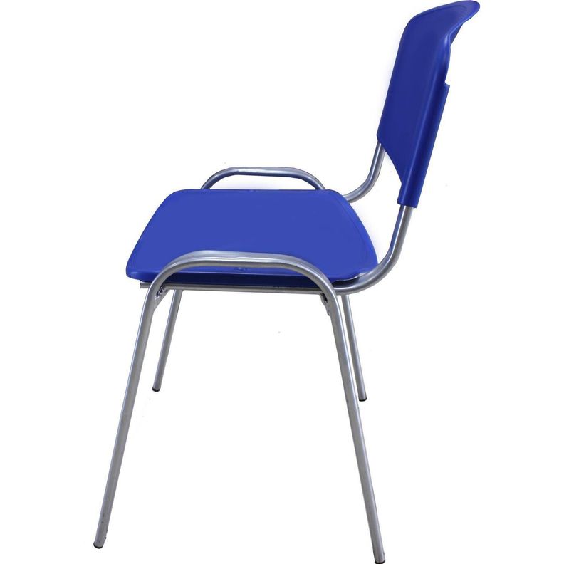 Silla iso polipropileno azul 83x46x46 cm-3