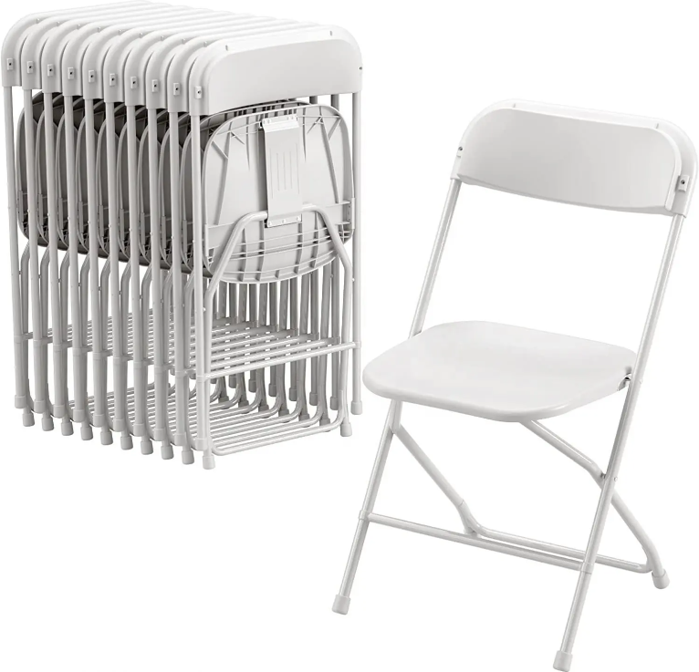 Pack 10 unidades silla plegable para eventos alta resistencia-2