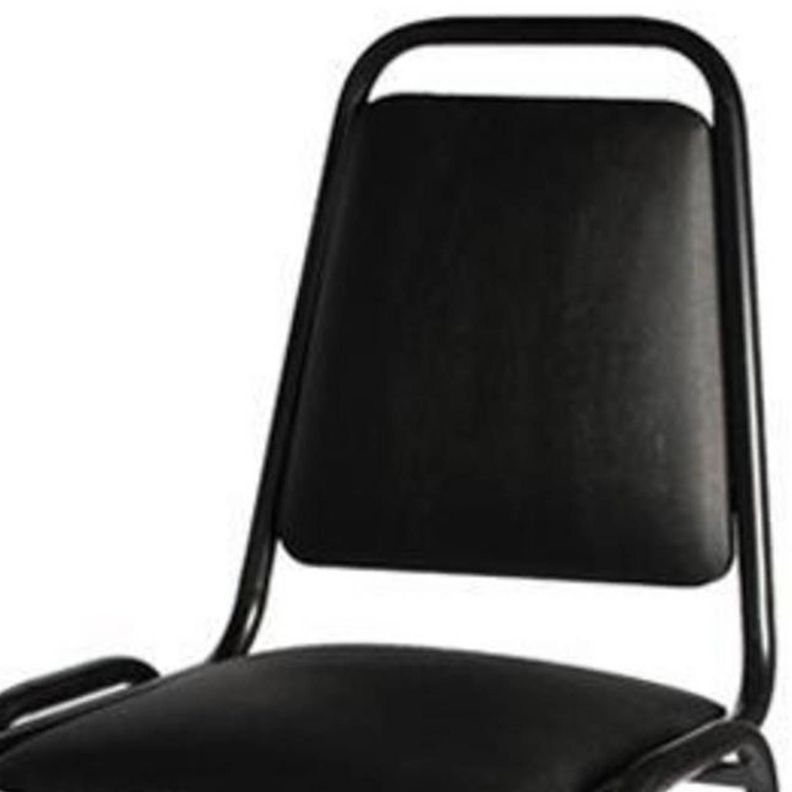 Silla Auditorio Tapizado Negro 84x49x47 cm-1