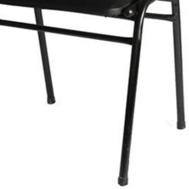 Silla Auditorio Tapizado Negro 84x49x47 cm-2