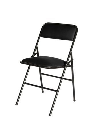 Silla plegable negro 44x42x80 cm-0