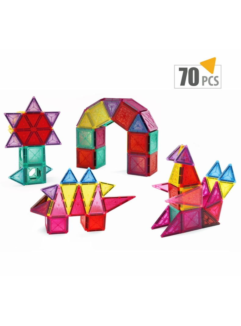 Bloques Magnéticos Juguetes 70 Pcs Para Niños-2