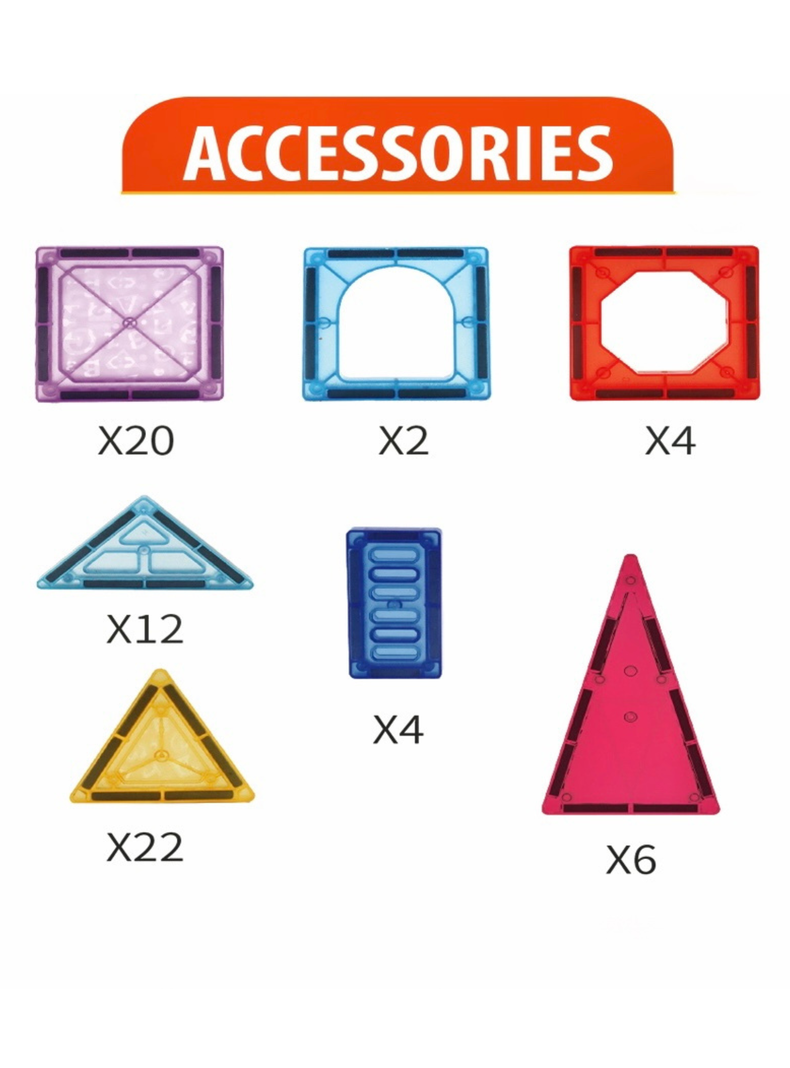Bloques Magnéticos Juguetes 70 Pcs Para Niños-3
