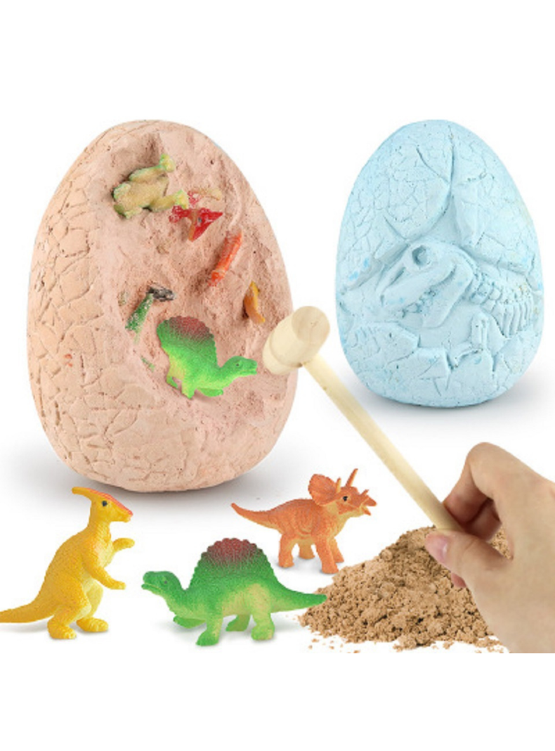 Huevo Jumbo Kit Para Excavar 12 Dinosaurios -0