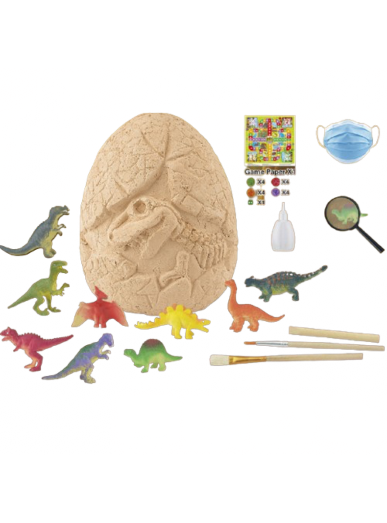 Huevo Jumbo Kit Para Excavar 12 Dinosaurios -1