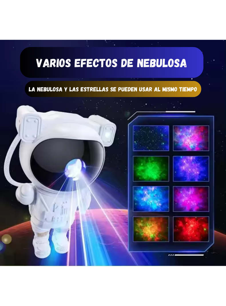Astronautas Proyector De Nebulosa Estrellas Galaxia Juguete-2