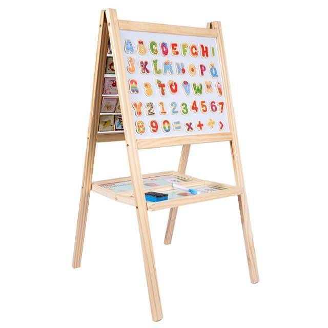 Pizarra Atril Magnética Multifunción Para Niños + Accesorios-3