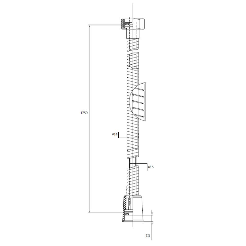 Flexible Acero 1,75 MT CR-1