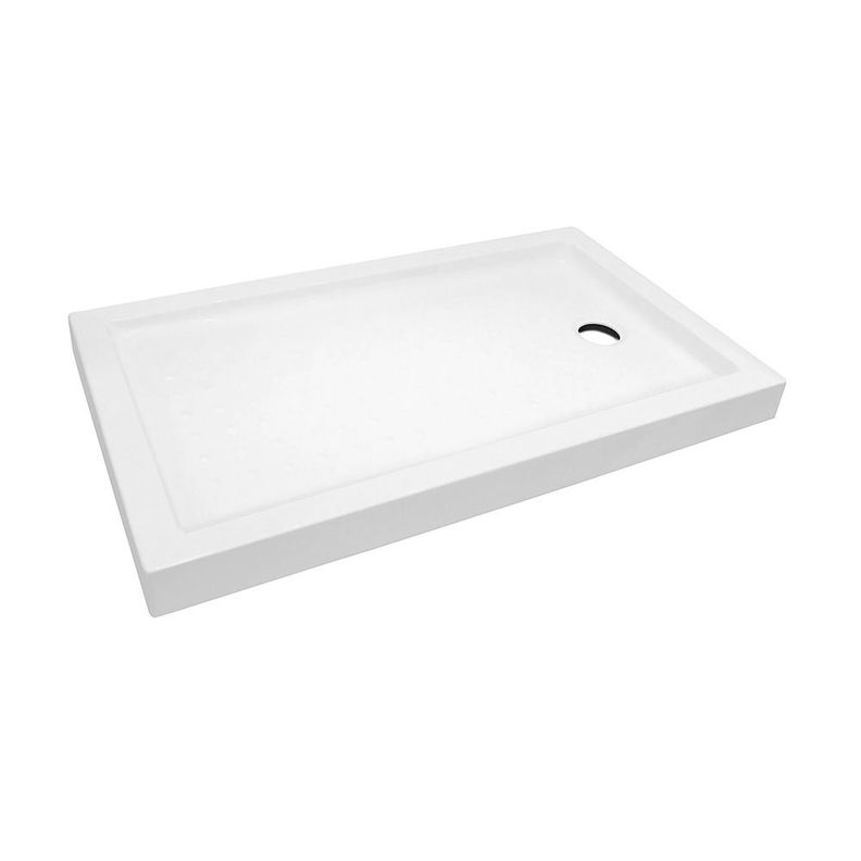 Receptáculo de Ducha con Desague Zeus Acrílico 140x70x15 cm-0