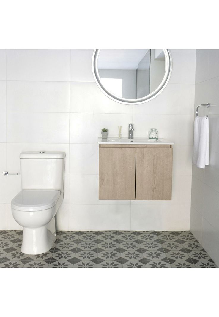 Mueble Vanitorio Completo 70 x 46 cm Ermes Nogal-2