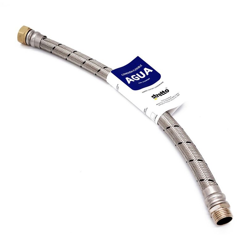 Flexible para Agua Cálefon Hi-He 1/2" 40 cm.-0